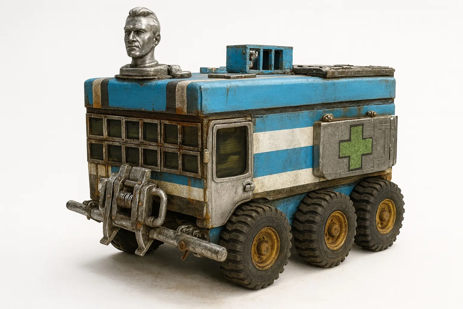 Sara “Tink” Mapelli & Theodore Holdt: GARY, the Galvanized Autonomous Roaming Yacht, a found-object RV sculpture